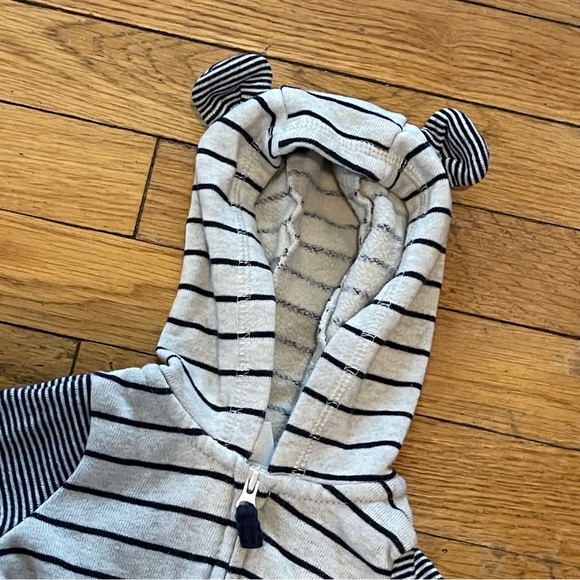 Carter's Blue and Cream Bodysuit One Piece - Picture 4 of 6